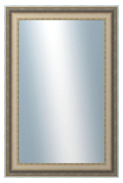 DANTIK - Zrkadlo v rámu, rozmer s rámom 40x60 cm z lišty DOPRODEJMETAL AG prehnutá veľká (3025)
