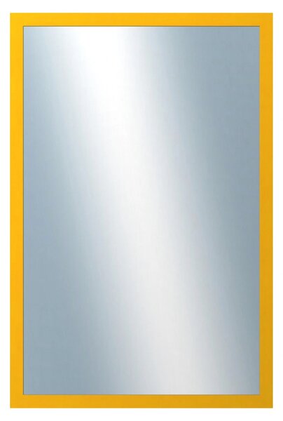 DANTIK - Zrkadlo v rámu, rozmer s rámom 40x60 cm z lišty PERLA žltá lesklá (2880)