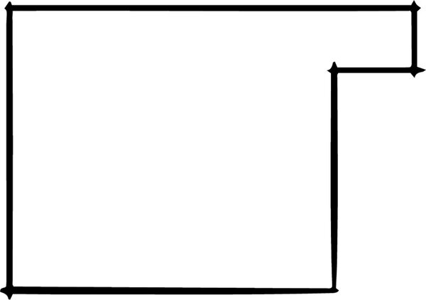 DANTIK - Zrkadlo v rámu, rozmer s rámom 50x70 cm z lišty KOSTKA platina (2785)