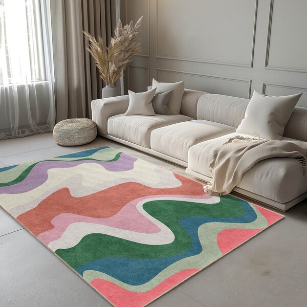 Prateľný behúň 60x230 cm Squiggly Breeze – Mila Home