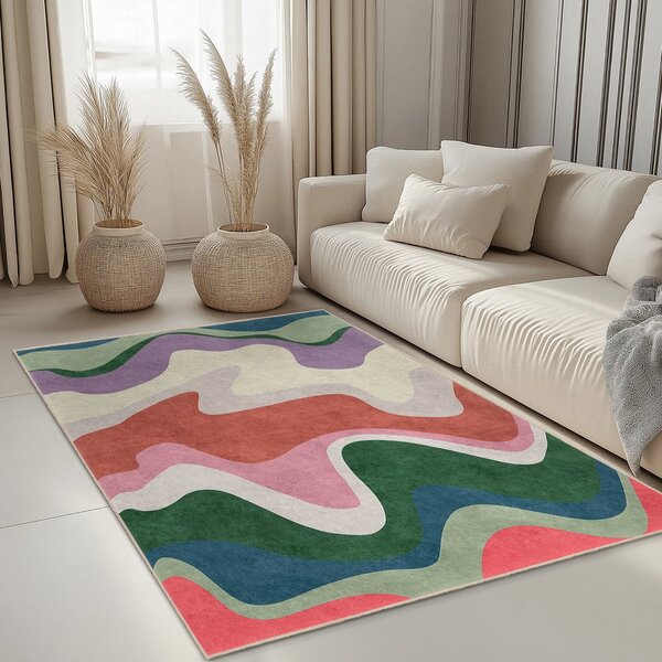 Prateľný behúň 60x230 cm Squiggly Breeze – Mila Home