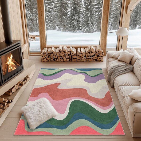 Prateľný behúň 60x230 cm Squiggly Breeze – Mila Home