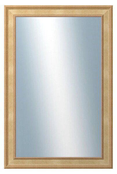 DANTIK - Zrkadlo v rámu, rozmer s rámom 40x60 cm z lišty TOOTH malá zlatá (3161)