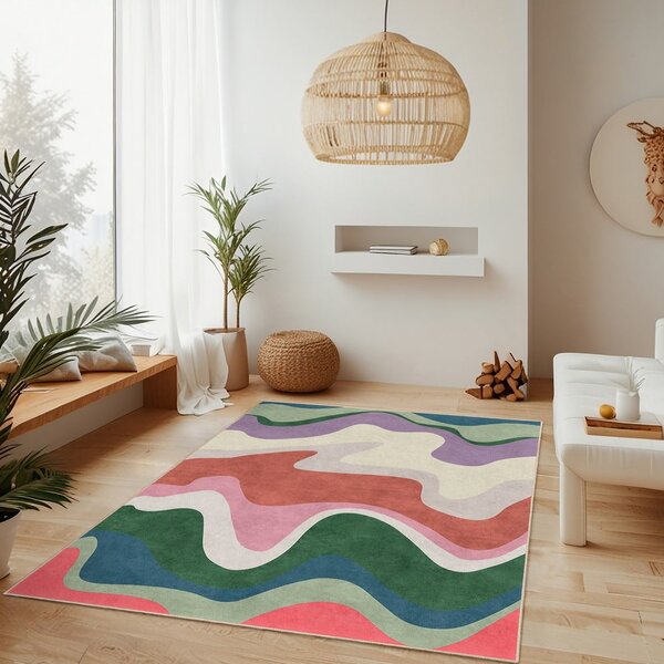 Prateľný behúň 60x230 cm Squiggly Breeze – Mila Home