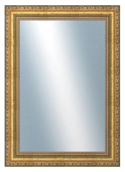 DANTIK - Zrkadlo v rámu, rozmer s rámom 50x70 cm z lišty KLASIK zlatá (2824)