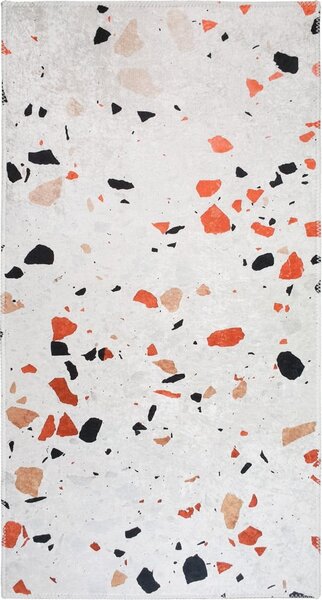 Oranžový/slonovinový prateľný koberec 60x100 cm Italian Stone – Vitaus
