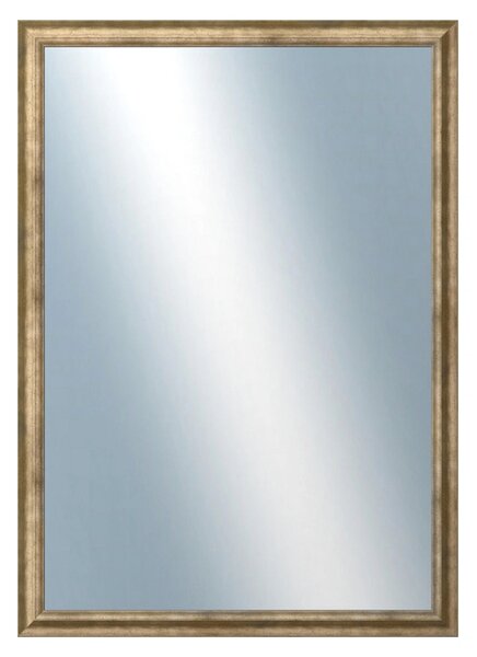 DANTIK - Zrkadlo v rámu, rozmer s rámom 50x70 cm z lišty TRITON biely bronz (2140)