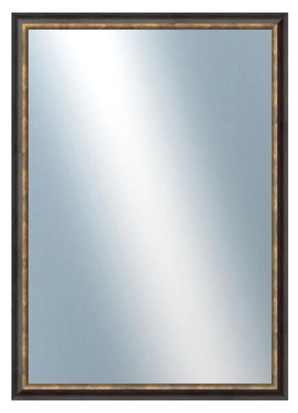 DANTIK - Zrkadlo v rámu, rozmer s rámom 50x70 cm z lišty TRITON čierna (2139)