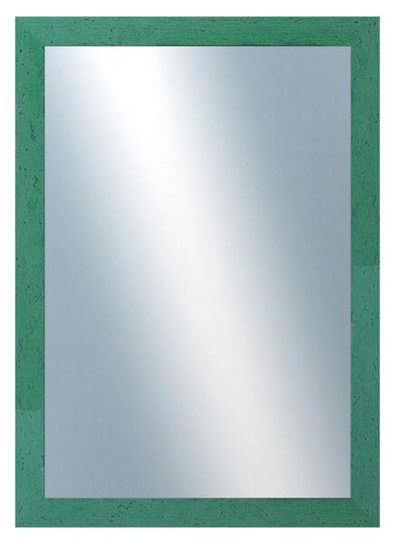 DANTIK - Zrkadlo v rámu, rozmer s rámom 50x70 cm z lišty RETRO zelená (2535)