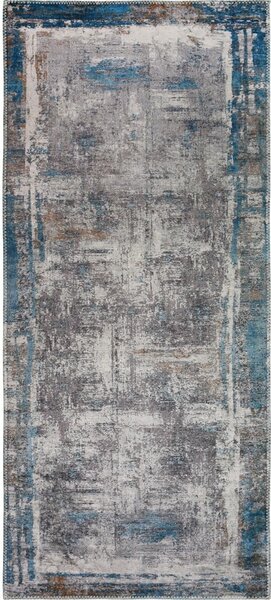 Modrý prateľný behúň 60x150 cm Abstract Colors Blue – Vitaus
