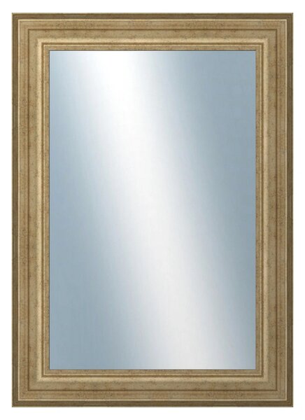 DANTIK - Zrkadlo v rámu, rozmer s rámom 50x70 cm z lišty HRAD strieborná patina (2823)