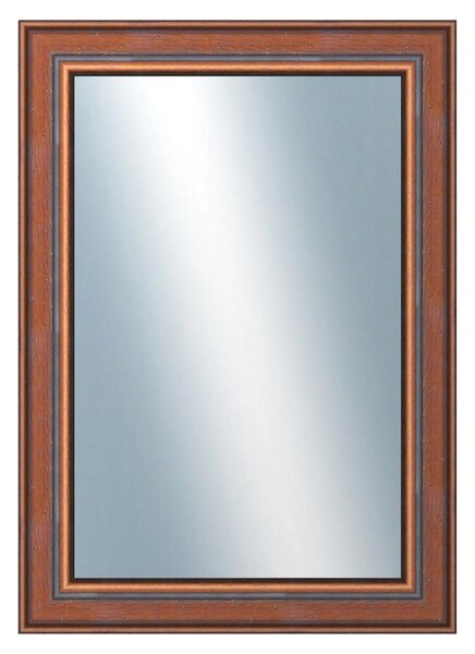 DANTIK - Zrkadlo v rámu, rozmer s rámom 50x70 cm z lišty ANGLIE hnedá (561)