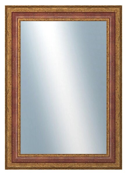 DANTIK - Zrkadlo v rámu, rozmer s rámom 50x70 cm z lišty HRAD červená (3006)