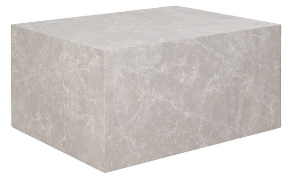 Béžový konferenčný stolík v dekore mramoru 60x80 cm Prague – House Nordic