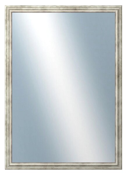 DANTIK - Zrkadlo v rámu, rozmer s rámom 50x70 cm z lišty TRITON strieborná (2143)