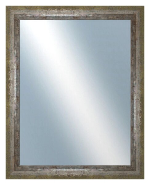 DANTIK - Zrkadlo v rámu, rozmer s rámom 40x50 cm z lišty NEVIS zelená (3054)