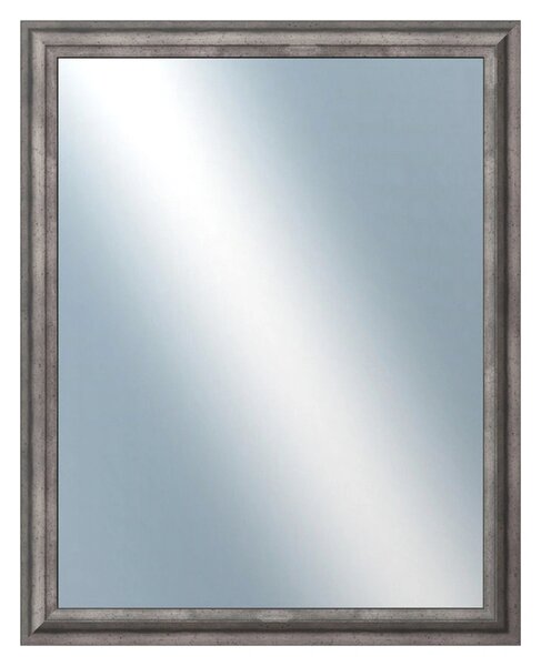 DANTIK - Zrkadlo v rámu, rozmer s rámom 40x50 cm z lišty TRITON cín (2146)