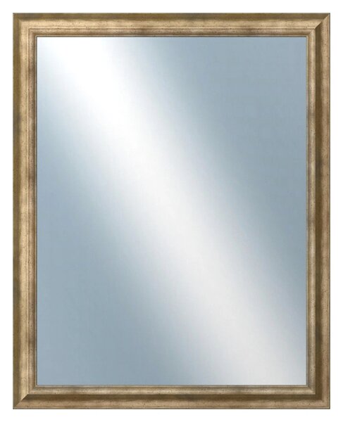 DANTIK - Zrkadlo v rámu, rozmer s rámom 40x50 cm z lišty TRITON biely bronz (2140)