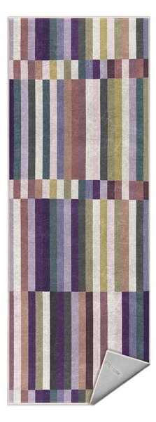 Fialový prateľný behúň 60x230 cm Purple Rain – Mila Home