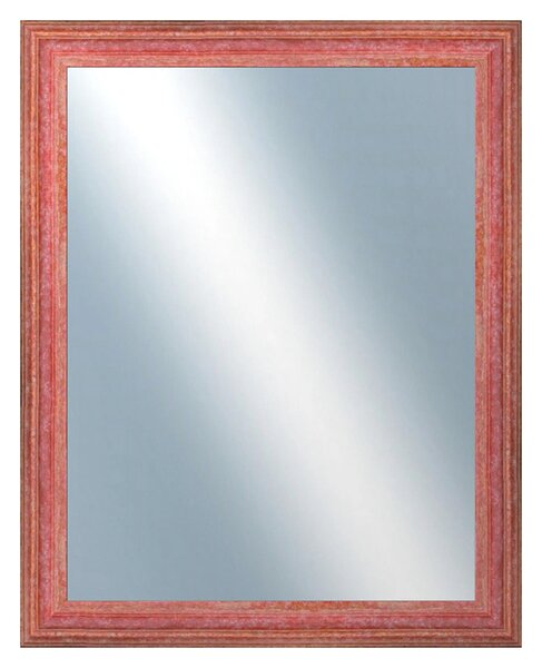 DANTIK - Zrkadlo v rámu, rozmer s rámom 40x50 cm z lišty LYON červená (2707)