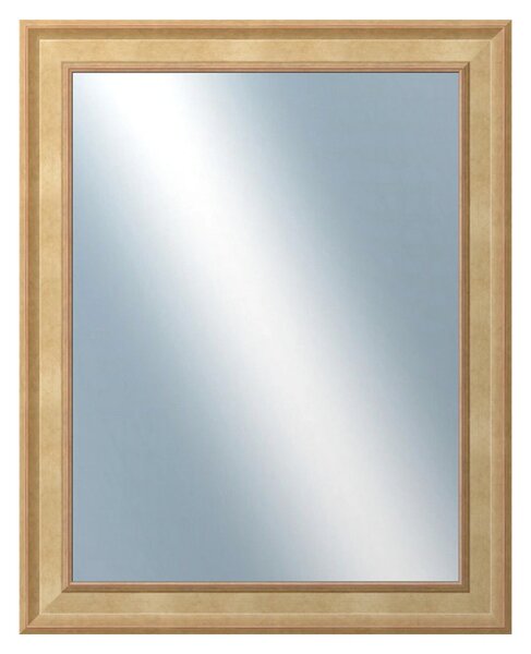 DANTIK - Zrkadlo v rámu, rozmer s rámom 40x50 cm z lišty TOOTH malá zlatá (3161)