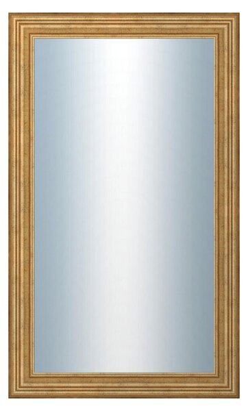 DANTIK - Zrkadlo v rámu, rozmer s rámom 60x100 cm z lišty HRAD zlatá patina (2822)