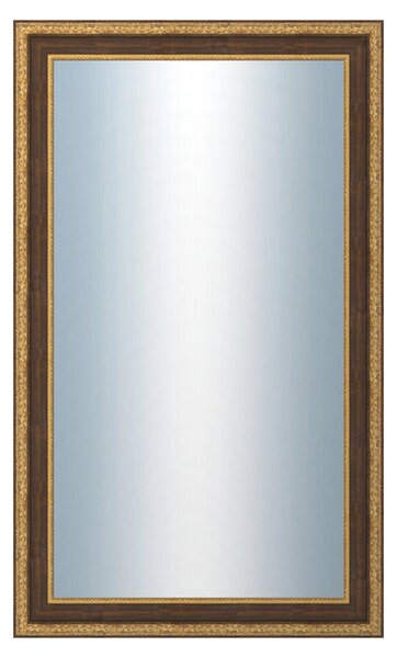DANTIK - Zrkadlo v rámu, rozmer s rámom 60x100 cm z lišty KLASIK hnedá (3004)
