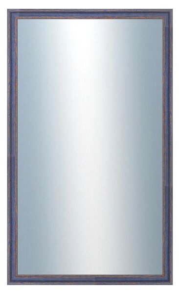DANTIK - Zrkadlo v rámu, rozmer s rámom 60x100 cm z lišty LYON modrá (2668)
