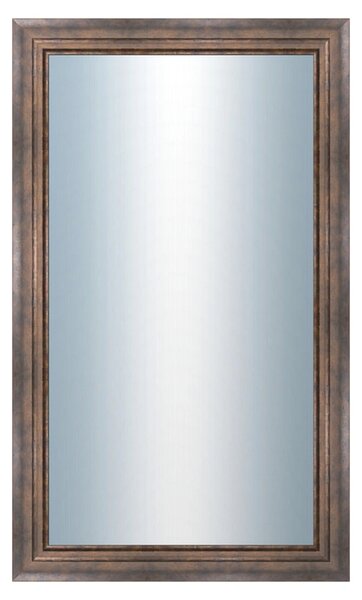 DANTIK - Zrkadlo v rámu, rozmer s rámom 60x100 cm z lišty TRITON široký meď (2951)