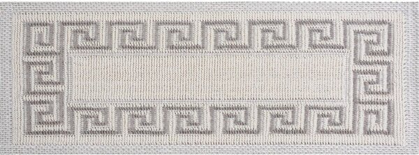Krémovobiele bavlnené nášľapy na schody v súprave 16 ks 25x65 cm Versace Bej – Vitaus