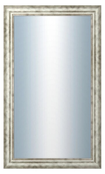 DANTIK - Zrkadlo v rámu, rozmer s rámom 60x100 cm z lišty TRITON široký strieborný (2950)