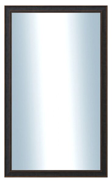 DANTIK - Zrkadlo v rámu, rozmer s rámom 60x100 cm z lišty ANDRÉ veľká čierna (3154)