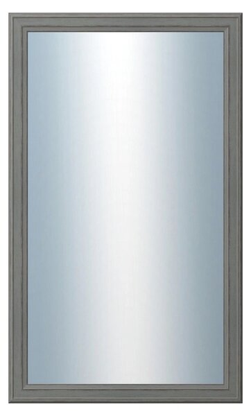 DANTIK - Zrkadlo v rámu, rozmer s rámom 60x100 cm z lišty STEP tmavošedá (3021)