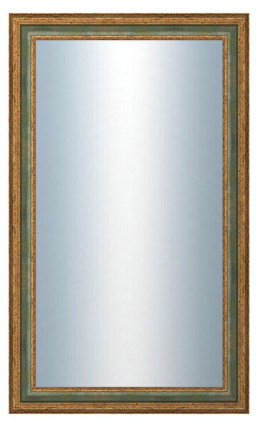 DANTIK - Zrkadlo v rámu, rozmer s rámom 60x100 cm z lišty HRAD zelená (3005)
