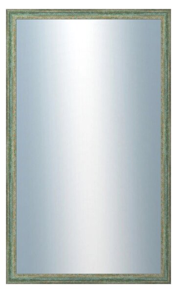 DANTIK - Zrkadlo v rámu, rozmer s rámom 60x100 cm z lišty LYON zelená (2706)