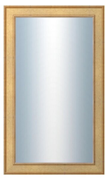 DANTIK - Zrkadlo v rámu, rozmer s rámom 60x100 cm z lišty TOOTH zlatá (2778)