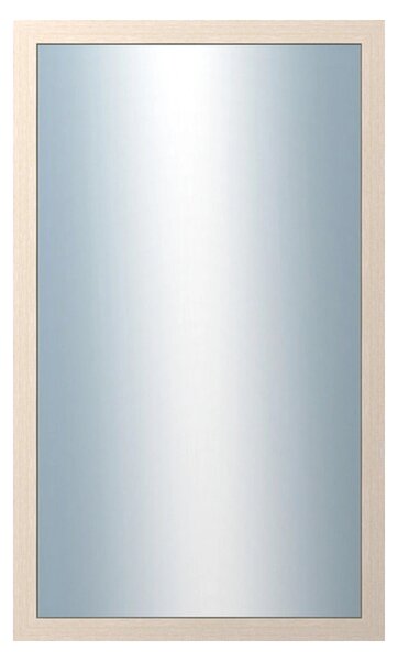 DANTIK - Zrkadlo v rámu, rozmer s rámom 60x100 cm z lišty 4020 biela prederaná (2766)