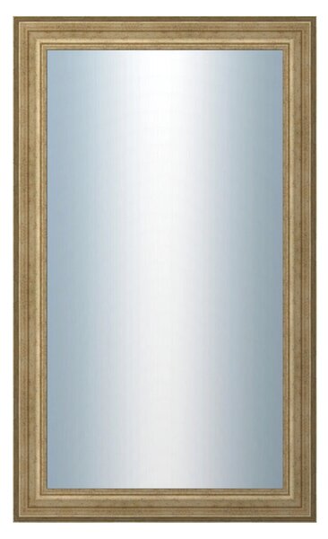 DANTIK - Zrkadlo v rámu, rozmer s rámom 60x100 cm z lišty HRAD strieborná patina (2823)