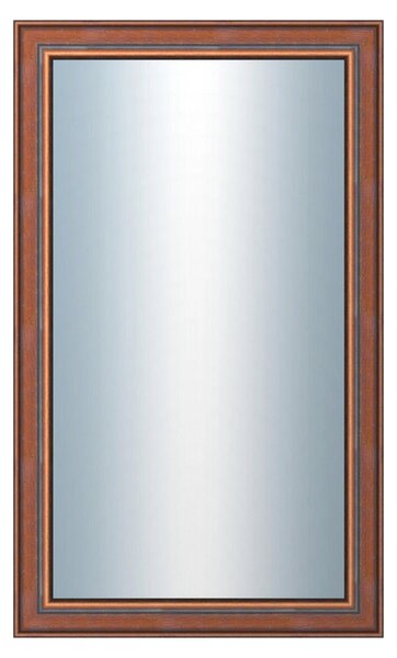 DANTIK - Zrkadlo v rámu, rozmer s rámom 60x100 cm z lišty ANGLIE hnedá (561)