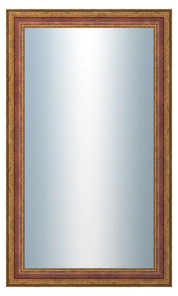 DANTIK - Zrkadlo v rámu, rozmer s rámom 60x100 cm z lišty HRAD červená (3006)