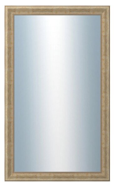 DANTIK - Zrkadlo v rámu, rozmer s rámom 60x100 cm z lišty KŘÍDLO malé zlaté patina (2774)