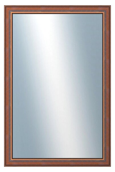 DANTIK - Zrkadlo v rámu, rozmer s rámom 60x120 cm z lišty ANGLIE hnedá (561)