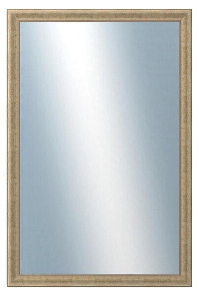 DANTIK - Zrkadlo v rámu, rozmer s rámom 60x120 cm z lišty KŘÍDLO malé zlaté patina (2774)