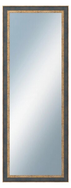 DANTIK - Zrkadlo v rámu, rozmer s rámom 60x160 cm z lišty ZVRATNÁ modrozlatá plast (3068)