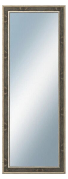 DANTIK - Zrkadlo v rámu, rozmer s rámom 60x160 cm z lišty TOOTH zlatá čierna (2780)