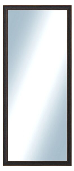 DANTIK - Zrkadlo v rámu, rozmer s rámom 60x140 cm z lišty ANDRÉ veľká čierna (3154)