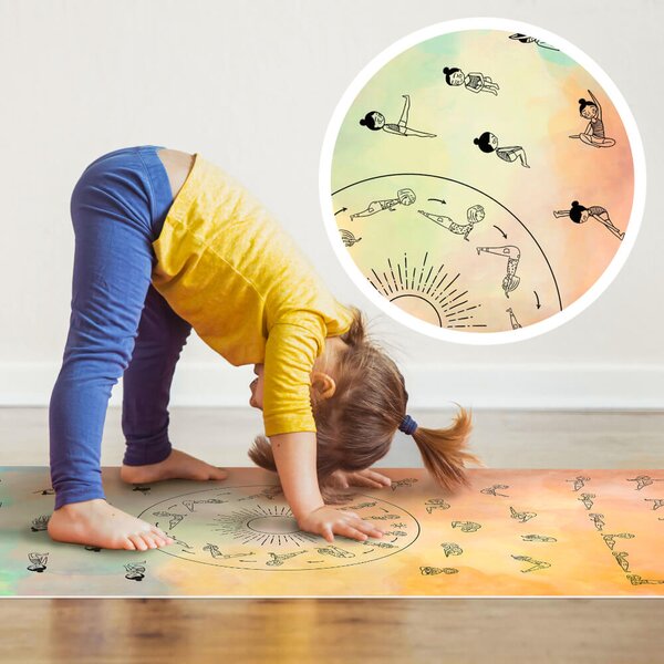 INSPIO podložka na cvičenie pre deti s cvikmi, ako cvičiť doma