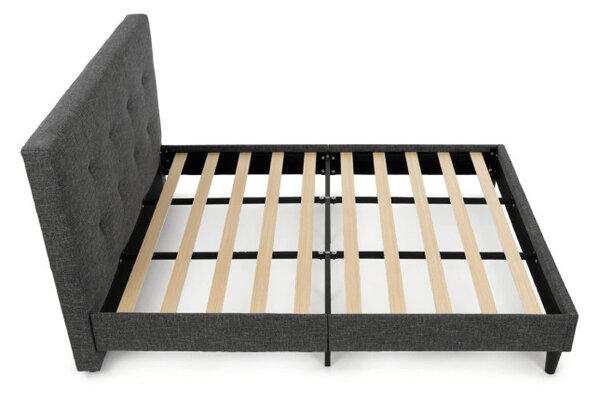 Manželská posteľ sivá 160x200 cm BED-M160 GREY2