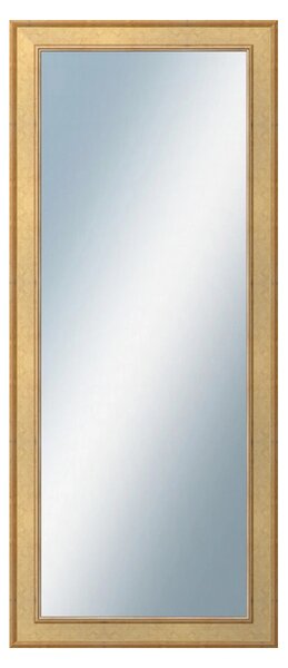 DANTIK - Zrkadlo v rámu, rozmer s rámom 60x140 cm z lišty TOOTH zlatá (2778)