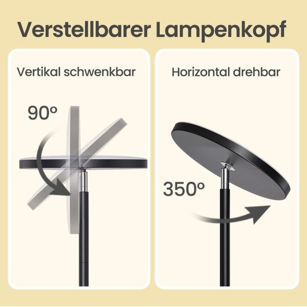 LED stojacia lampa s diaľkovým ovládaním LFLB35018BD02